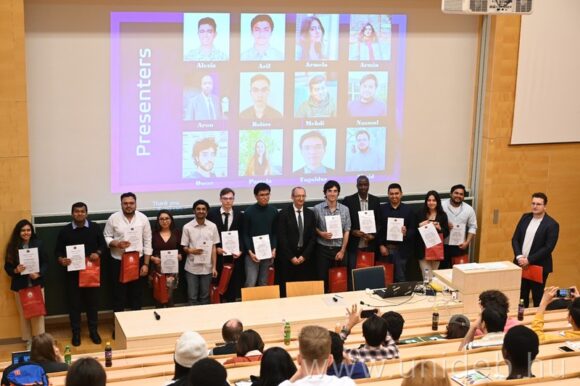 Students participating in the English-language courses of the Faculty of Science and Technology were introduced to scientific work